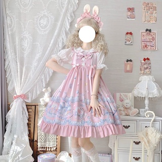 ชุดโลลิต้า 🌈LOLITA เดรสสายเดี่ยวโลลิต้า เดรส JSK สุดน่ารัก เดรสพรีปี้ ชุดโลลิต้าญี่ปุ่น