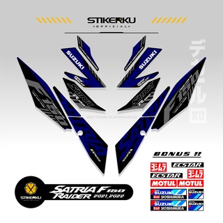 สติกเกอร์ลายทาง R 150 พร้อมส่ง DECALS RIDER FI R 150 SATRIA SATRIA 150 F150 F 150 2016-2022 สําหรับ Suzuki SATRIA