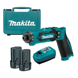 DF012DSE Makita สว่านไขควงไร้สาย 7.2V 5.6/3.6 N.m เบรค 2 สปีด (พร้อมแบต 2 ก้อน+แท่นชาร์จ)