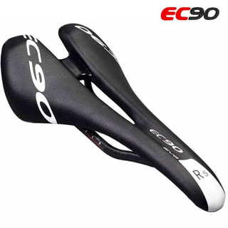 EC90 อานจักรยาน เบาะจักรยาน อานจักรยาน Bicycle Saddle อานจักรยานถนนคาร์บอนไฟเบอร์เต็มที่นั่งจักรยานกลวงระบายอากาศเบาะขี่จักรยานเบา MTB จักรยานเบาะหน้า