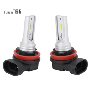 หลอดไฟตัดหมอก Led H8 H11 H16 H16 Csp-Y11 6500K สีขาวนวล 2 ชิ้น