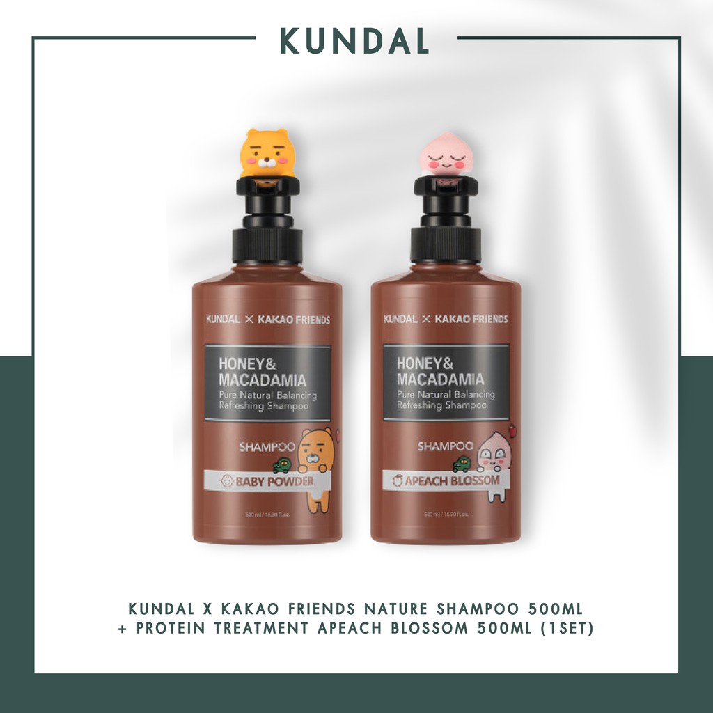 [KUNDAL] Ryan Shampoo [Baby Powder] 500ml + Apeach Shampoo [Apeach ...