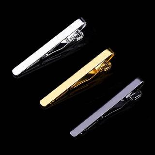 Fashion Style Tie Clip Men Metal Copper Silver Gold Tone Simple Necktie Clasp