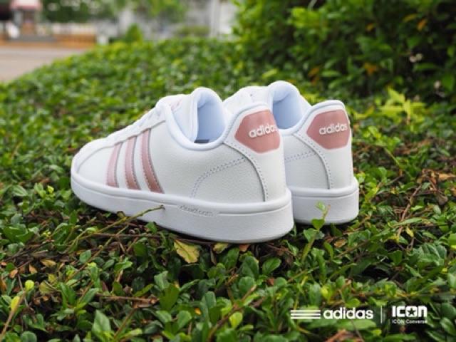 adidas neo cloudfoam advantage clean pink gold