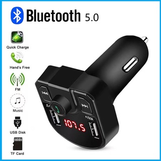 043 khrto เครื่องส่งสัญญาณ FM ในรถยนต์ รถ Bluetooth Mp3 Dual USB Car Charger ตัวรับสัญญาณ Bluetooth