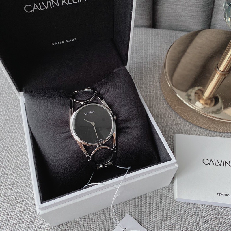 👑ผ่อน0%~แท้100%👑 นาฬิกาข้อมือ CALVIN KLEIN WOMEN'S QUARTZ WATCH K5U2M141