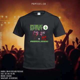 [S-5XL]เสื้อยืด พิมพ์ลายกราฟิก PUBLIC ENEMY HIP HOP BAND สําหรับผู้ชาย 825202