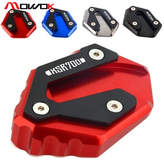 For YAMAHA XSR700 MT07 2016-2021 2020 2019 Motorcycle Side Stand Enlarge Kickstand Extension Plate Pad