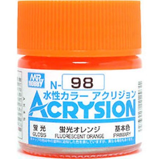 สีสูตรน้ำ Acrysion N98 Fluorescent Orange