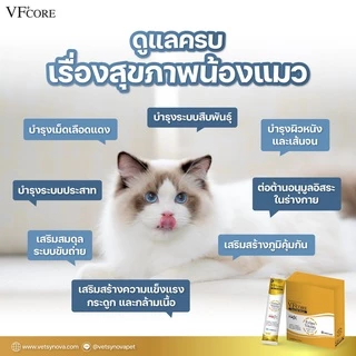 แมวเลีย สุนัขเลีย อาหารเสริมบำรุงร่างกาย VF+ Core 12g