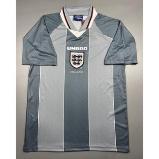 เสื้อบอล ย้อนยุค ทีมชาติ อังกฤษ 1996 เยือน Retro England Away เรโทร คลาสสิค 1996-98