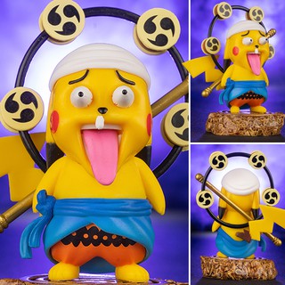 Figure ฟิกเกอร์ Model Pokemon โปเกมอน Cosplay One Piece God Enel คอสเพลย์ วันพีซ เอเนล ก็อต เอเนรู Pikachu พิกะจู