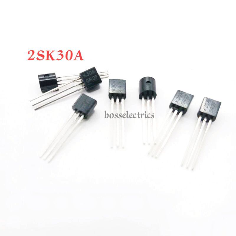 ราคาต่อ 1ตัว 👉👉 K30A 2SK30A มอสเฟต  Fet silicon N-Channel To-92 ทนกระแส 10ma 50V