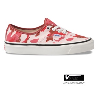 VANS AUTHENTIC 44 DX ANAHEIM FACTORY CAMO RED SNEAKERS สินค้ามีประกันแท้