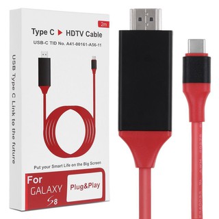 หัวแปลง USB 3.1 Type C USB-C to 4K HDMI HDTV Adapter Cable For Samsung Galaxy S8 Macbook