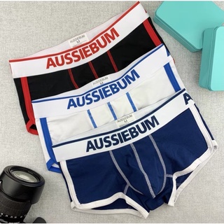 🔥กางเกงในชาย AUSSIEBUM  ขอบสวยๆ สุดเท่ ใส่สบาย เนื้อผ้าดี เกรดนอก ราคาถูกสุดๆ ไม่อึดอัด ต้องมีใส่ ลุย!!!💯🔥🌈