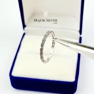 Small flower ring : แหวนดอกไม้เล็กๆ / เงินแแท้92.5% น่ารักๆ สไตล์วินเทจ : E-V-Flo2.2