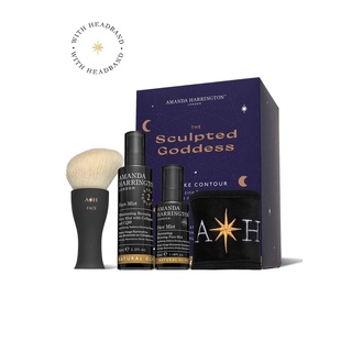 พร้อมส่ง ของแท้ Amanda Harrington Buff &amp; Bronze Face Set - Natural Olive