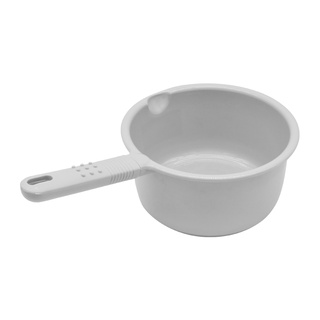 ขันน้ำพร้อมด้าม รุ่น 5701 HWGY ขนาด 17 x 17 x 9 ซม. สีเทา สายยาง ที่ฉีดน้ำ Water Bowl with Handle Model 5701 HWGY Size 1