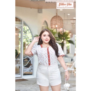 🔥Plussize🔥เสื้อคนอ้วน🔥 อก(Bust)   : S48 / L52"