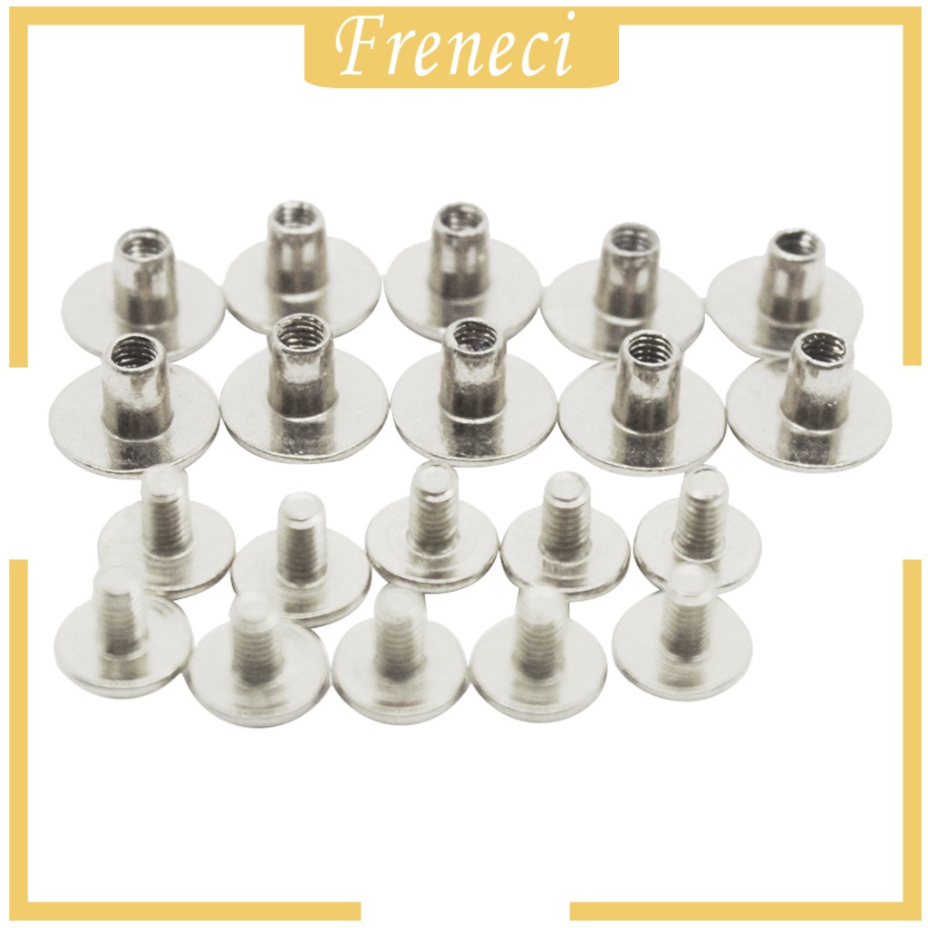 [FRENECI] 10 ชุด DIY Leather Craft Belt Wallet Accessory Nail 5mm