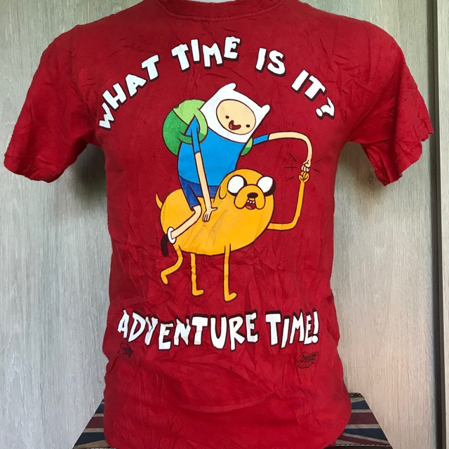 เสื้อยืดมือสองลายการ์ตูน Adventure Time