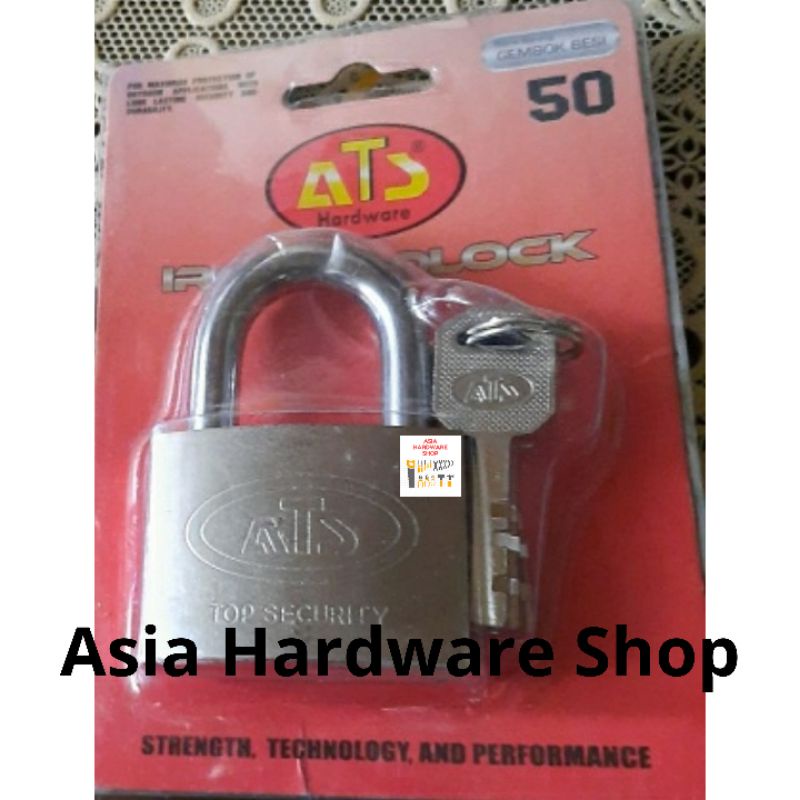 ATS กุญแจคอสั้น 50 มม. ATS Home Keylock 50 มม. กุญแจสั้นสั้นสั้น