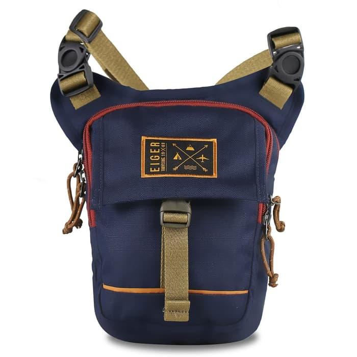 EIGER1989 TWIVE LEG PACK S MIGRATE 1989 SHOULDER BAG - NAVY ORIGINAL
