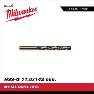 MILWAUKEE ดอกเจาะเหล็ก HSS-G อะไหล่ เครื่องมือช่าง ขนาด 5.5 x 93 - 11.0 x 142 มม.