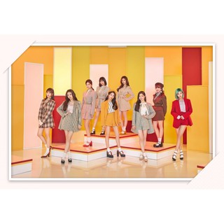 TWICE POSTER โปสเตอร์ใบโปรโมทอัลบั้ม K POP เกาหลี TWICE  ALBUM POSTER 3