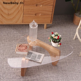 Newbaby โมเดลโต๊ะกาแฟจิ๋ว 1:6 สําหรับตกแต่งบ้านตุ๊กตา TH