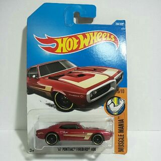 รถเหล็ก Hot wheels 67 PONTIAC FIREBIRD 400 (ib41)