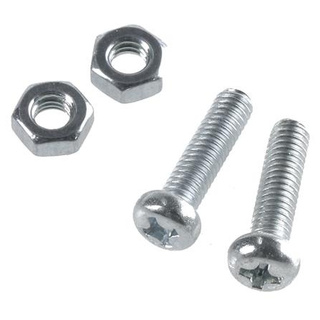 อุปกรณ์ยึดติด สกรูเกลียวมิลน็อต JP 4X15 มม. 25 ตัว Screws, Nuts &amp; Washers