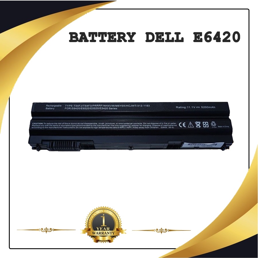 BATTERY NOTEBOOK DELL E6420 สำหรับ LATITUDE E5420E5430 E5520 E5530 E6420 E6430 / แบตเตอรี่โน๊ตบุ๊คเด