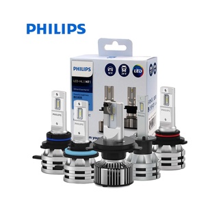 หลอดไฟ ฟิลลิป PHILIPS Ultinon GEN2 Essential LED 6000K หลอดไฟหน้ารถยนต์ ขั้ว H4 H7 H11 HB3 HB4 HIR2