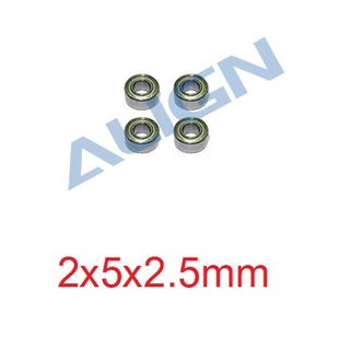 ลูกปืน 2x5x2.5mm (4ลูก) Bearings(MR52ZZ) HS1033