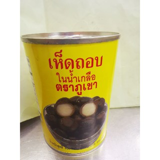 เห็ดถอบ​ หรือ​เห็ดเผาะในกระป๋องน้ำเกลือ​​  ขนาด​เนื้อ​ ​250​ กรัม​ โดย​ กินจริงกินจัง​​