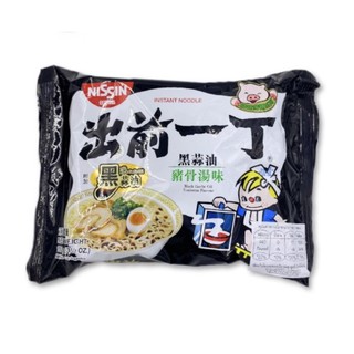 Nissin Damae Ramen Black Garlic Tonkotsu Flavoured Instant Noodle 100g มาม่า นิชชิน รสซุปกระดูกหมู