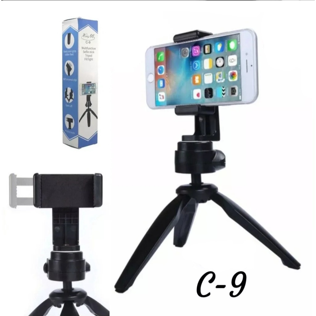 ขาตั้งกล้อง ขาตั้งมือถือ Selfie Stick Tripod Fill light Xiang Wu C-9