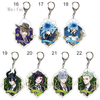 Weifeng Home use กระเปกระเป๋าสะพายข้าง???? anime Cosplay accessories Twisted Wonderland Riddle Rosehearts Double Side Acrylic Toys Keychains