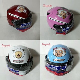 หมวก​กัน​น็อค​เด็กครึ่งใบ SPC L2 คละลาย หรือสั่งชิวหน้าสำรอง