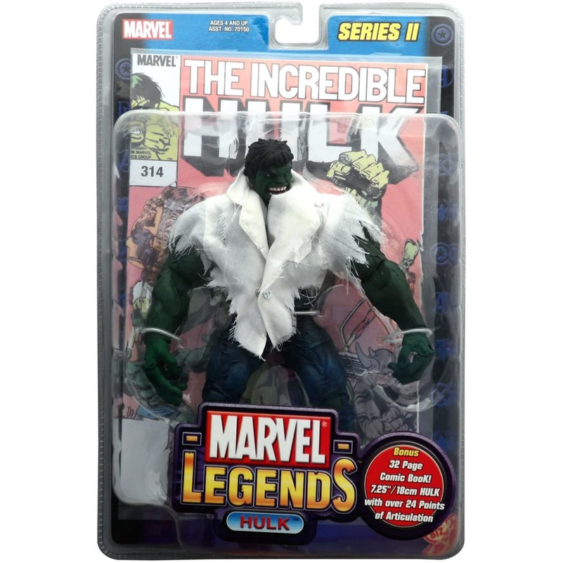 [SUPER RARE] MARVEL LEGENDS TOY BIZ : MARVEL LEGENDS SERIES 2 : THE INCREDIBLE HULK (2002) ของใหม่ ม