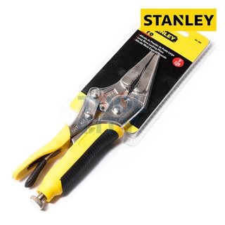 STANLEY 84-389 คีมล็อค ด้ามหุ้มยาง ปากแหลม 9"