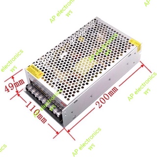 Switching Power Supply สวิตชิ่งเพาเวอร์ซัพพลาย 24V 10A 240W(Silver) สวิตชิ่ง 24V 10A 240Wมาตรฐาน แท