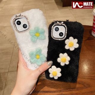 เคสโทรศัพท์มือถือ ผ้ากํามะหยี่ขนนิ่ม ลายขนปุยน่ารัก อบอุ่น สําหรับ iPhone 14Pro Max 14 Plus 13Pro Max 13 12Pro Max 12 11 X 8P