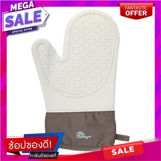 ถุงมือซิลิโคนกันความร้อน COOK CHARMY SB0426CC สีเทา เครื่องครัวและอุปกรณ์อื่นๆ SILICONE GLOVES COOK CHARMY SB0426CC GRAY