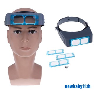 【newbaby11】แว่นขยายคาดศีรษะ สําหรับซ่อมแซมหมวกกันน็อค