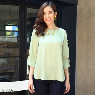 MIKIKO Blouse MI-B2207 โคโม่ จินจีร่า แขนยาว IGPU22-4