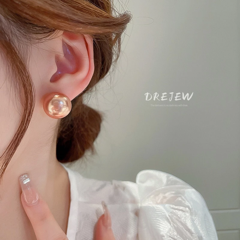 DREJEW ต่างหูรูปขนมปัง เข็มเงิน ประดับมุก สไตล์ฝรั่งเศส thumbnail 9