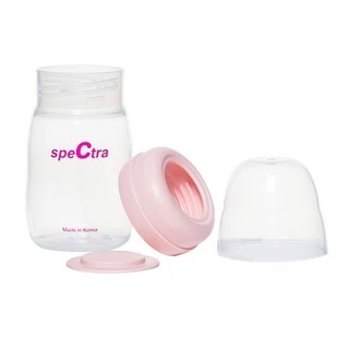 🍼ขวดนม Spectra ขวดนม คอกว้าง ใช้เป็นขวดต่อกรวยปั๊มนม Spectra ได้ ขนาด 5 ออนซ์
